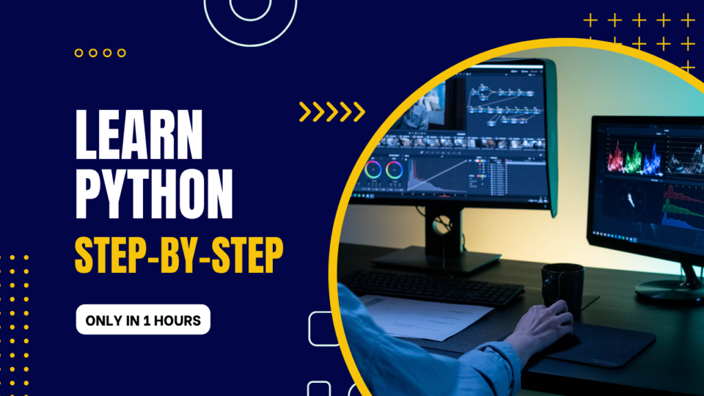 “Learn Python programming step-by-step.”